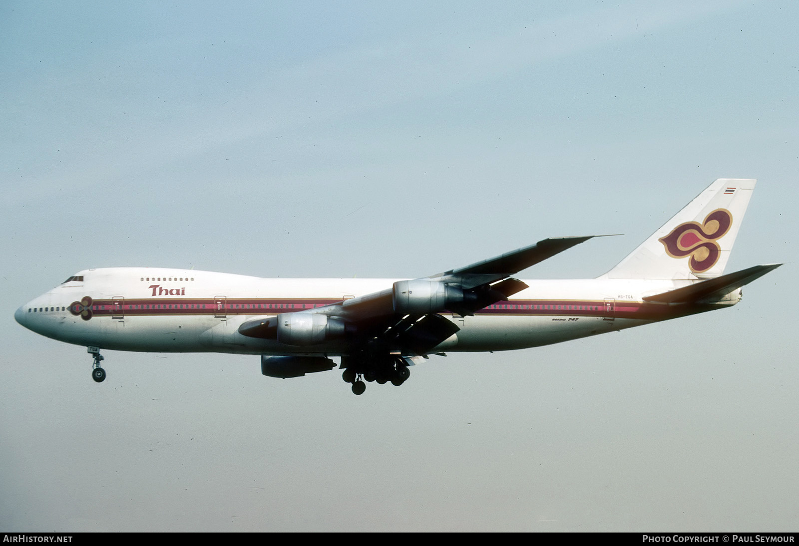 Aircraft Photo of HS-TGA | Boeing 747-2D7B | Thai Airways International | AirHistory.net #487673