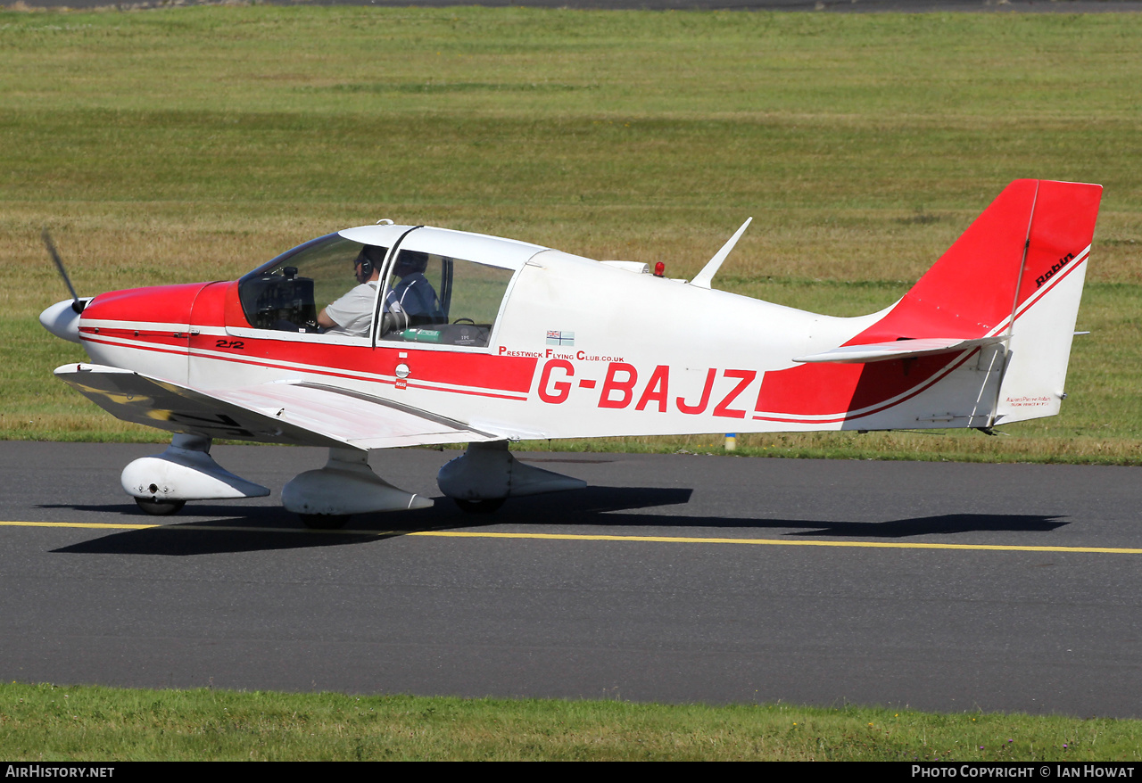 Aircraft Photo of G-BAJZ | Robin DR-400-120 Dauphin 2+2 | Prestwick Flying Club | AirHistory.net #487687