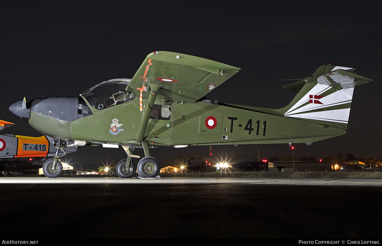 Aircraft Photo of T-411 | Saab T-17 Supporter | Denmark - Air Force | AirHistory.net #487694