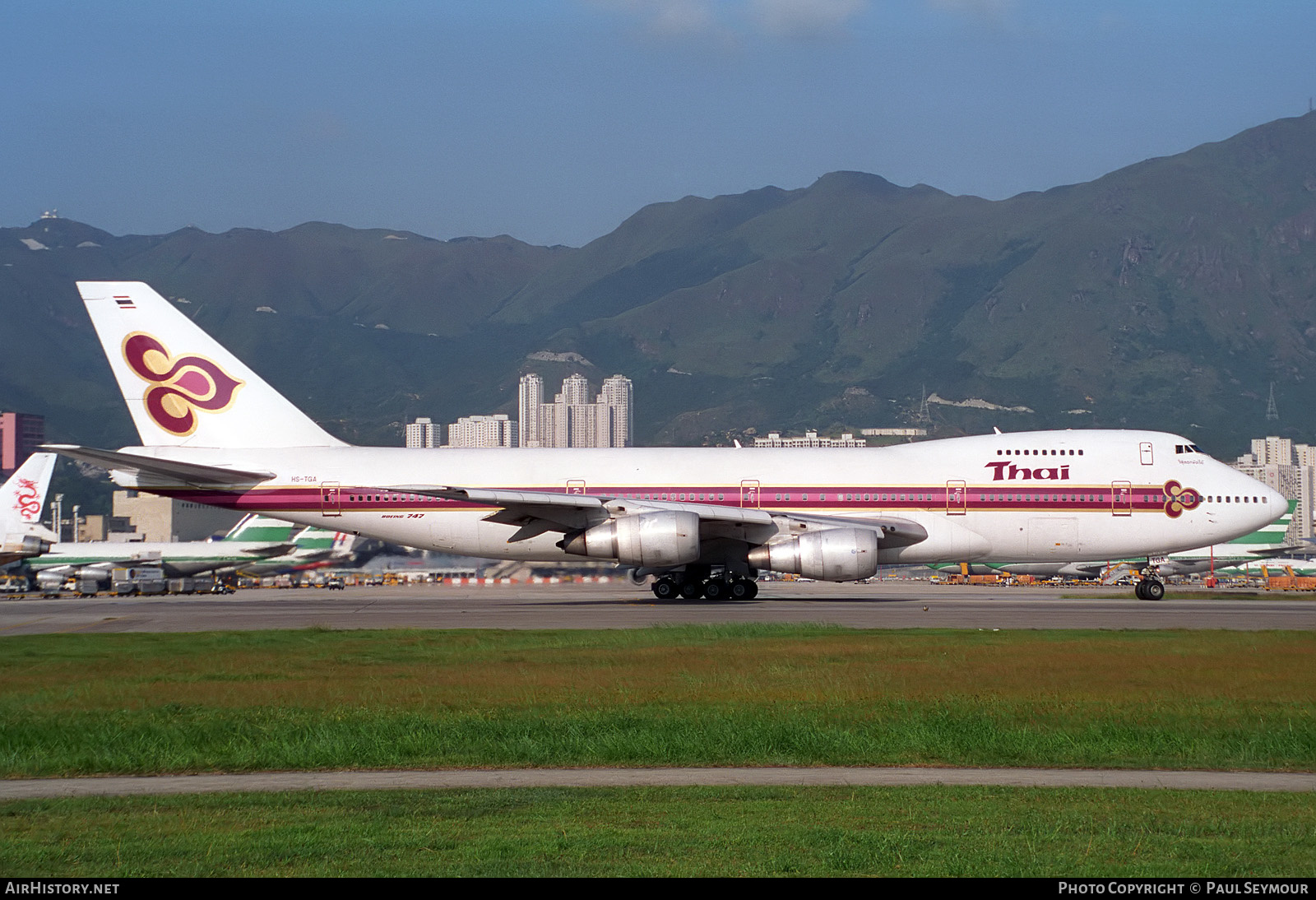 Aircraft Photo of HS-TGA | Boeing 747-2D7B | Thai Airways International | AirHistory.net #487708