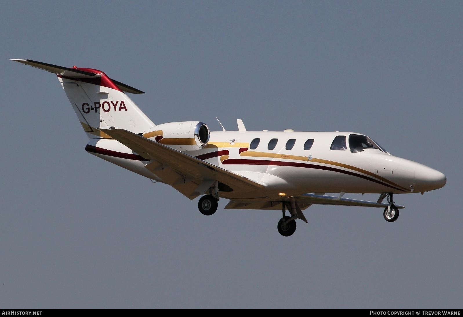 Aircraft Photo of G-POYA | Cessna 525 CitationJet | AirHistory.net #487726