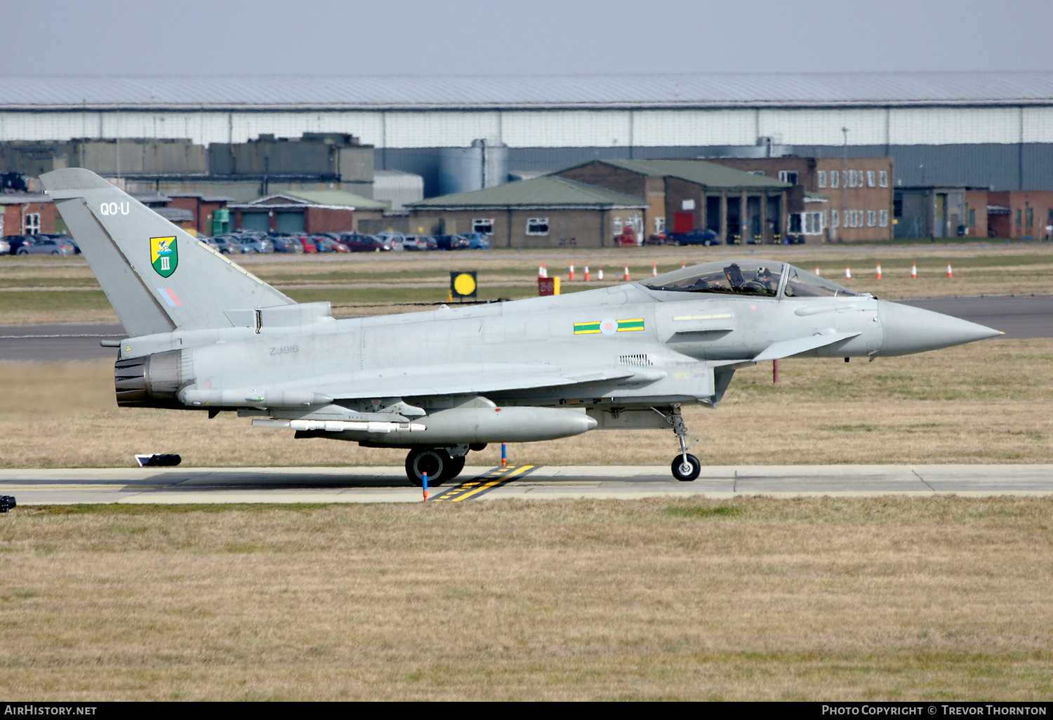 Aircraft Photo of ZJ916 | Eurofighter EF-2000 Typhoon FGR4 | UK - Air Force | AirHistory.net #487754