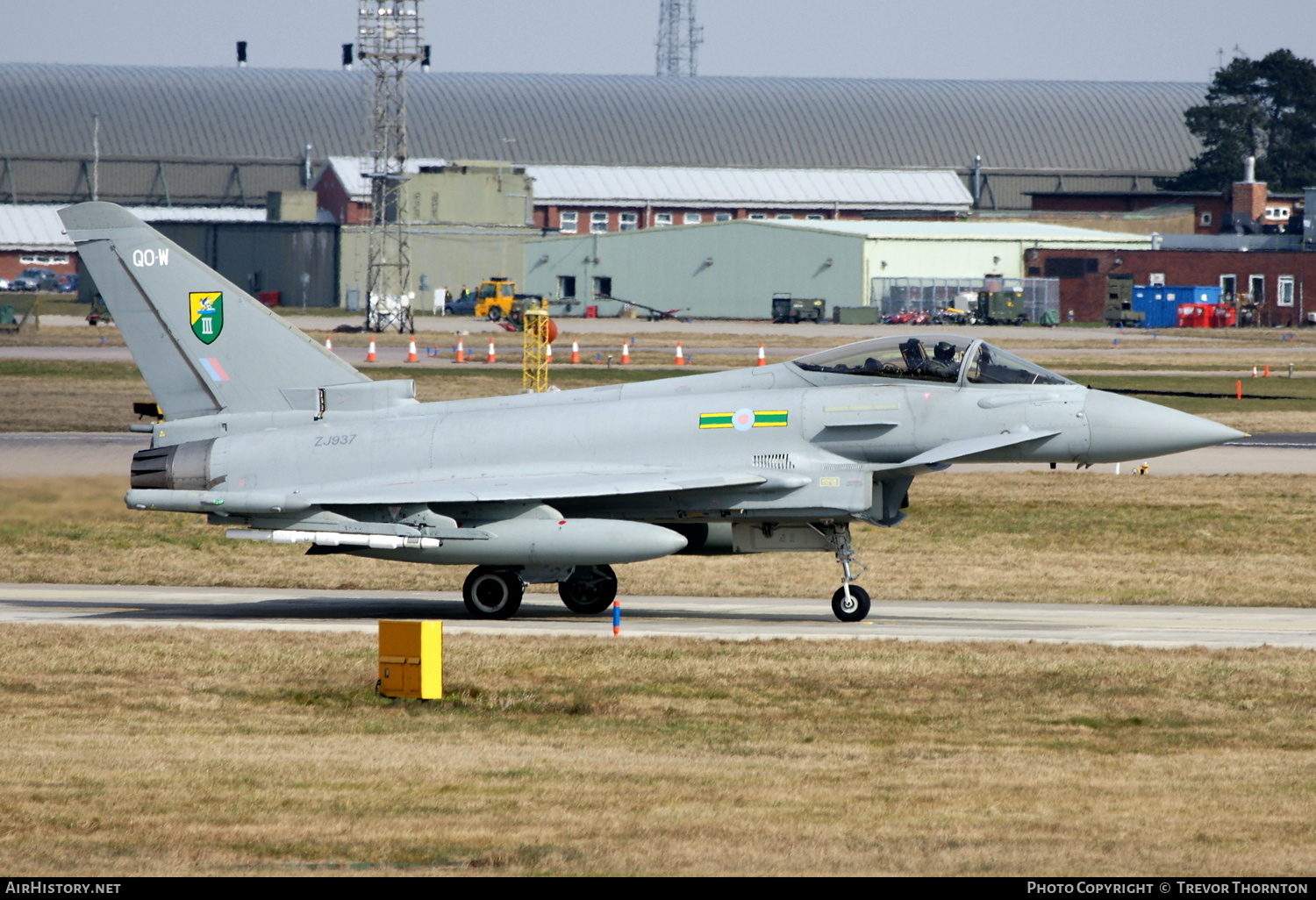 Aircraft Photo of ZJ937 | Eurofighter EF-2000 Typhoon F2 | UK - Air Force | AirHistory.net #487758