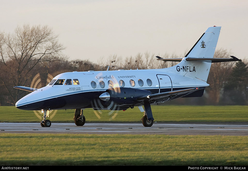 Aircraft Photo of G-NFLA | British Aerospace BAe-3102 Jetstream 31 | Cranfield University | AirHistory.net #487759