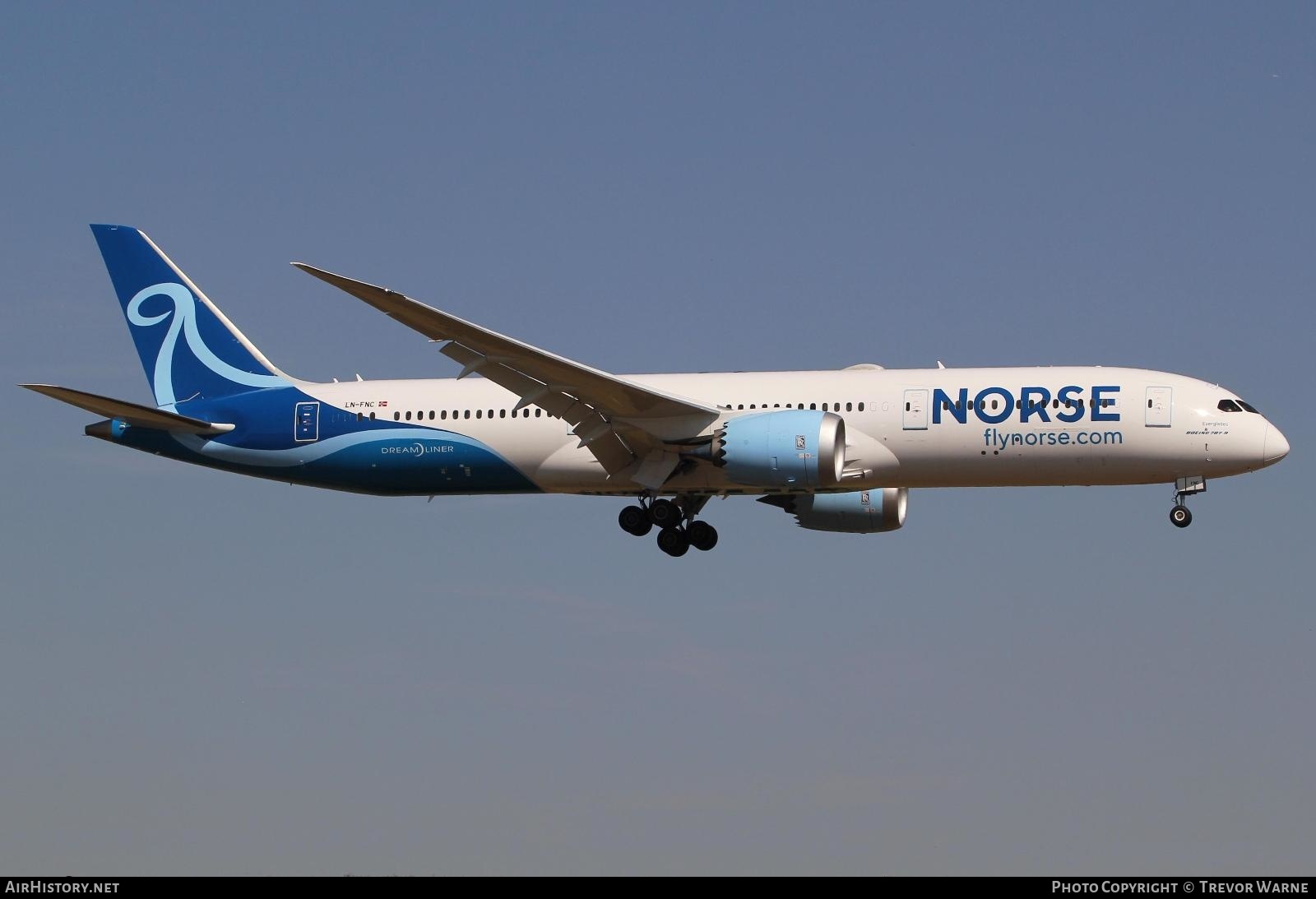 Aircraft Photo of LN-FNC | Boeing 787-9 Dreamliner | Norse Atlantic Airways | AirHistory.net #487762
