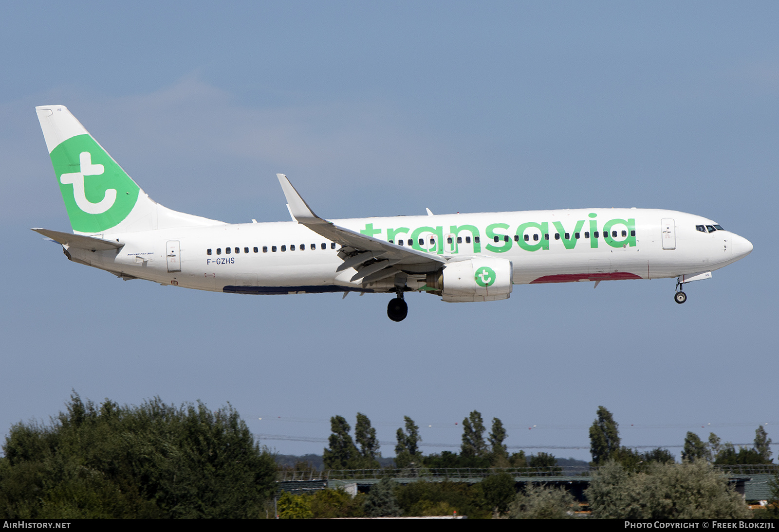 Aircraft Photo of F-GZHS | Boeing 737-8AL | Transavia | AirHistory.net #487774