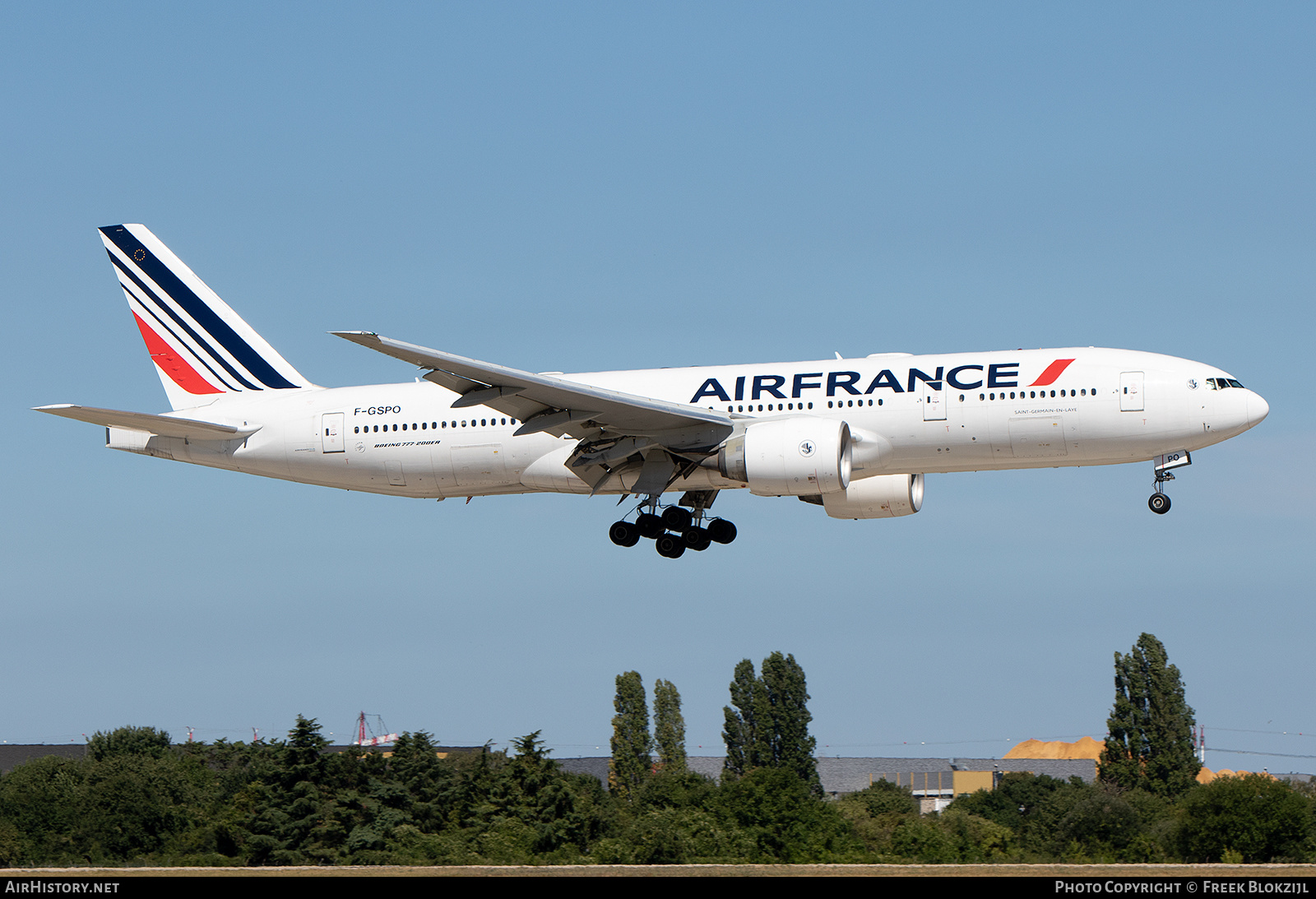Aircraft Photo of F-GSPO | Boeing 777-228/ER | Air France | AirHistory.net #487776