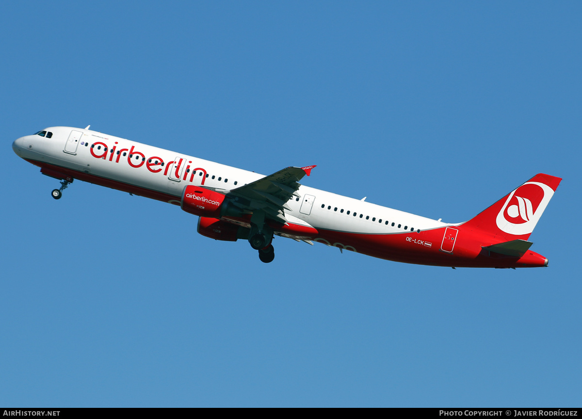 Aircraft Photo of OE-LCK | Airbus A321-211 | Air Berlin | AirHistory.net #487815