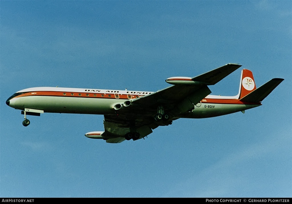 Aircraft Photo of G-BDIV | De Havilland D.H. 106 Comet 4C | Dan-Air London | AirHistory.net #487824