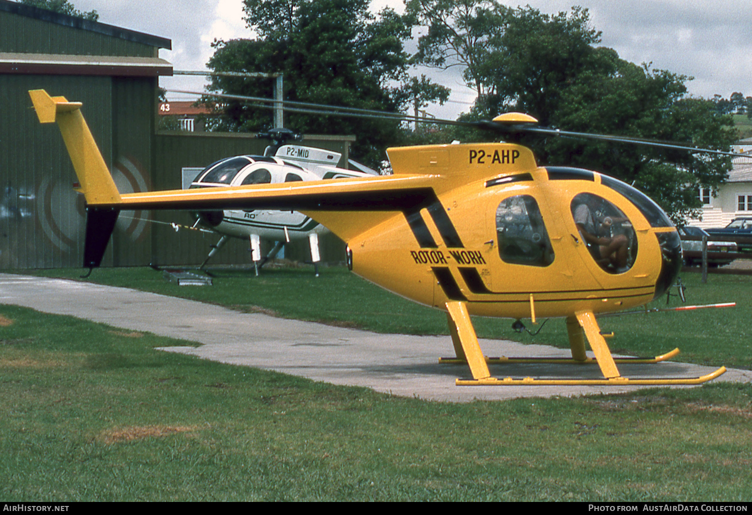 Aircraft Photo of P2-AHP | Hughes 500D (369D) | Rotor Work | AirHistory.net #487831