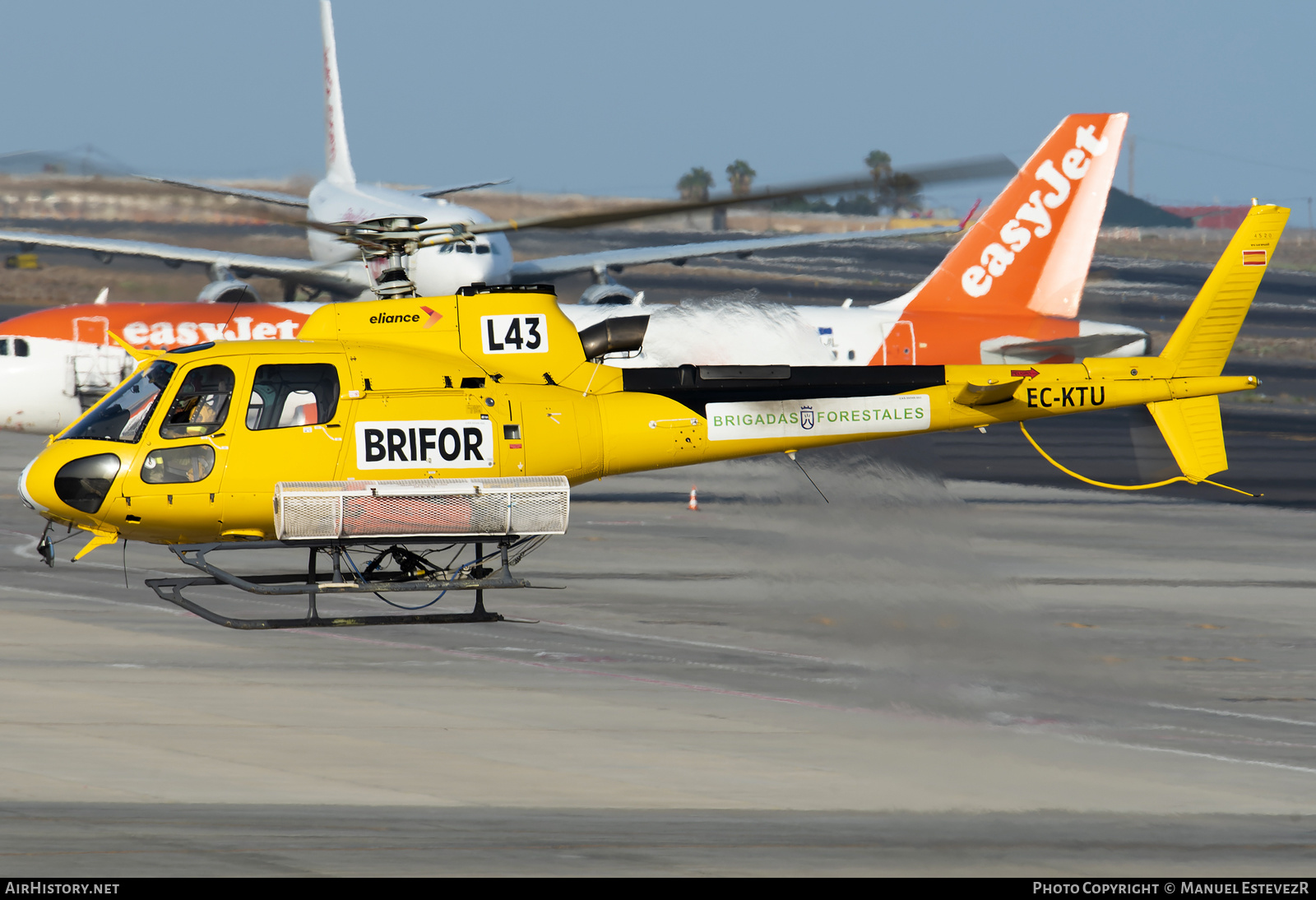 Aircraft Photo of EC-KTU | Aerospatiale AS-350B-3 Ecureuil | BRIFOR - Brigadas Forestales | AirHistory.net #487859