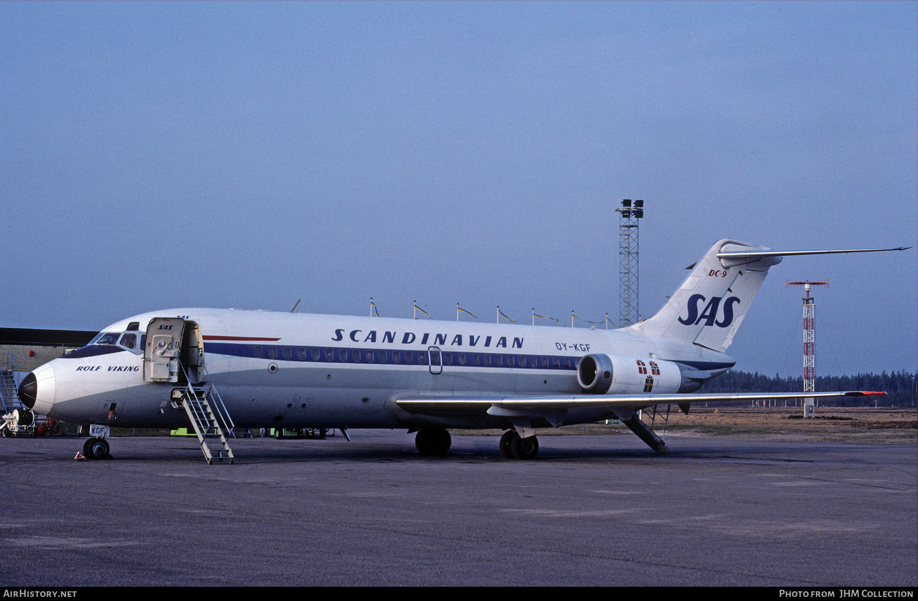 Aircraft Photo of OY-KGF | McDonnell Douglas DC-9-21 | Scandinavian Airlines - SAS | AirHistory.net #487897