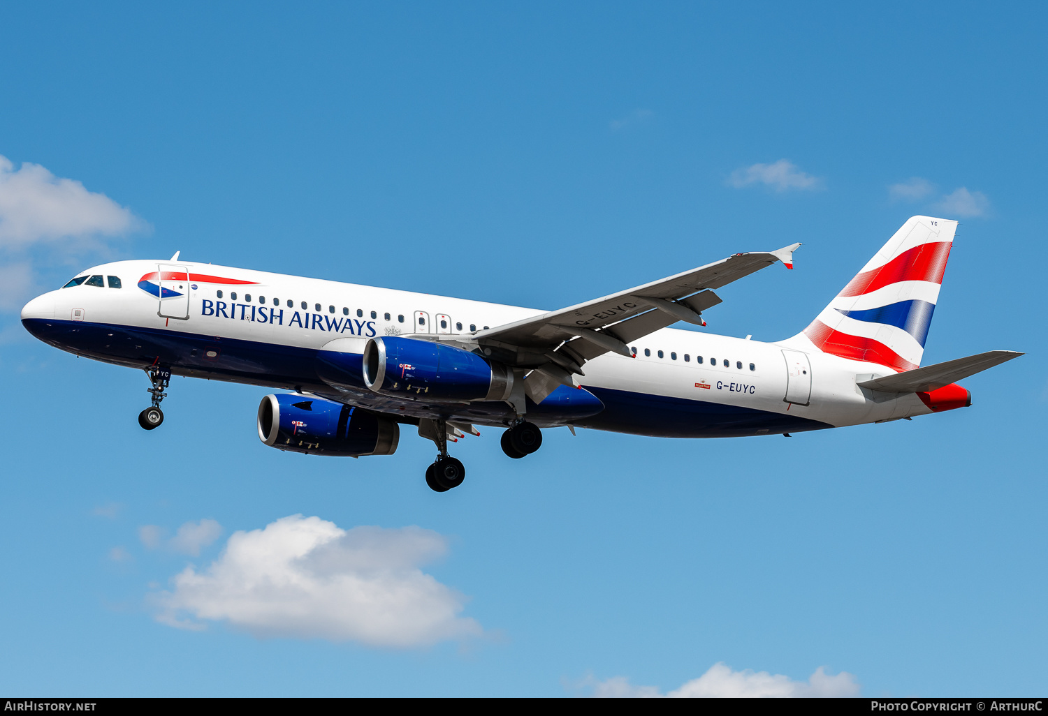 Aircraft Photo of G-EUYC | Airbus A320-232 | British Airways | AirHistory.net #487949