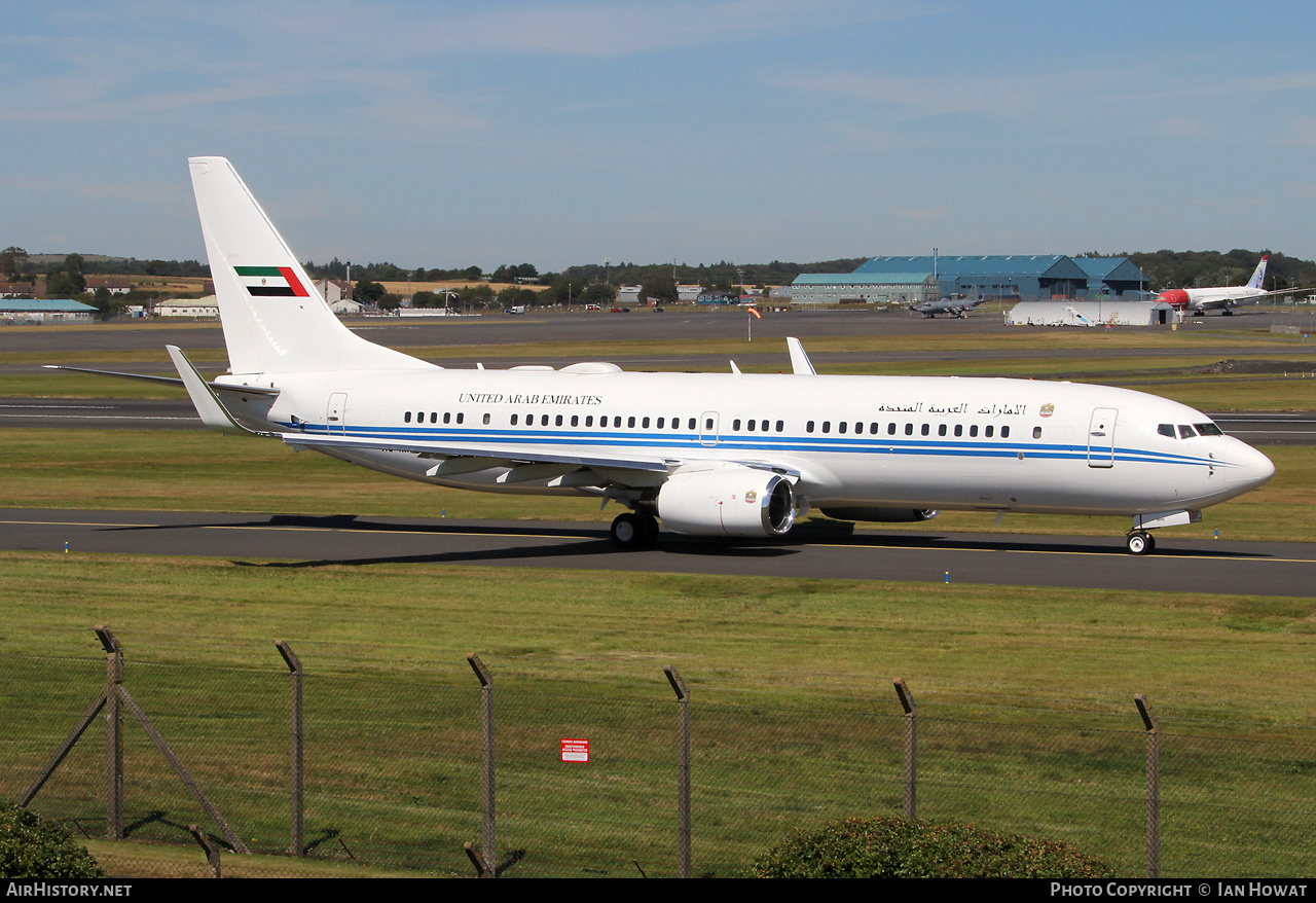Aircraft Photo of A6-MRM | Boeing 737-8EC BBJ2 | United Arab Emirates Government | AirHistory.net #487961
