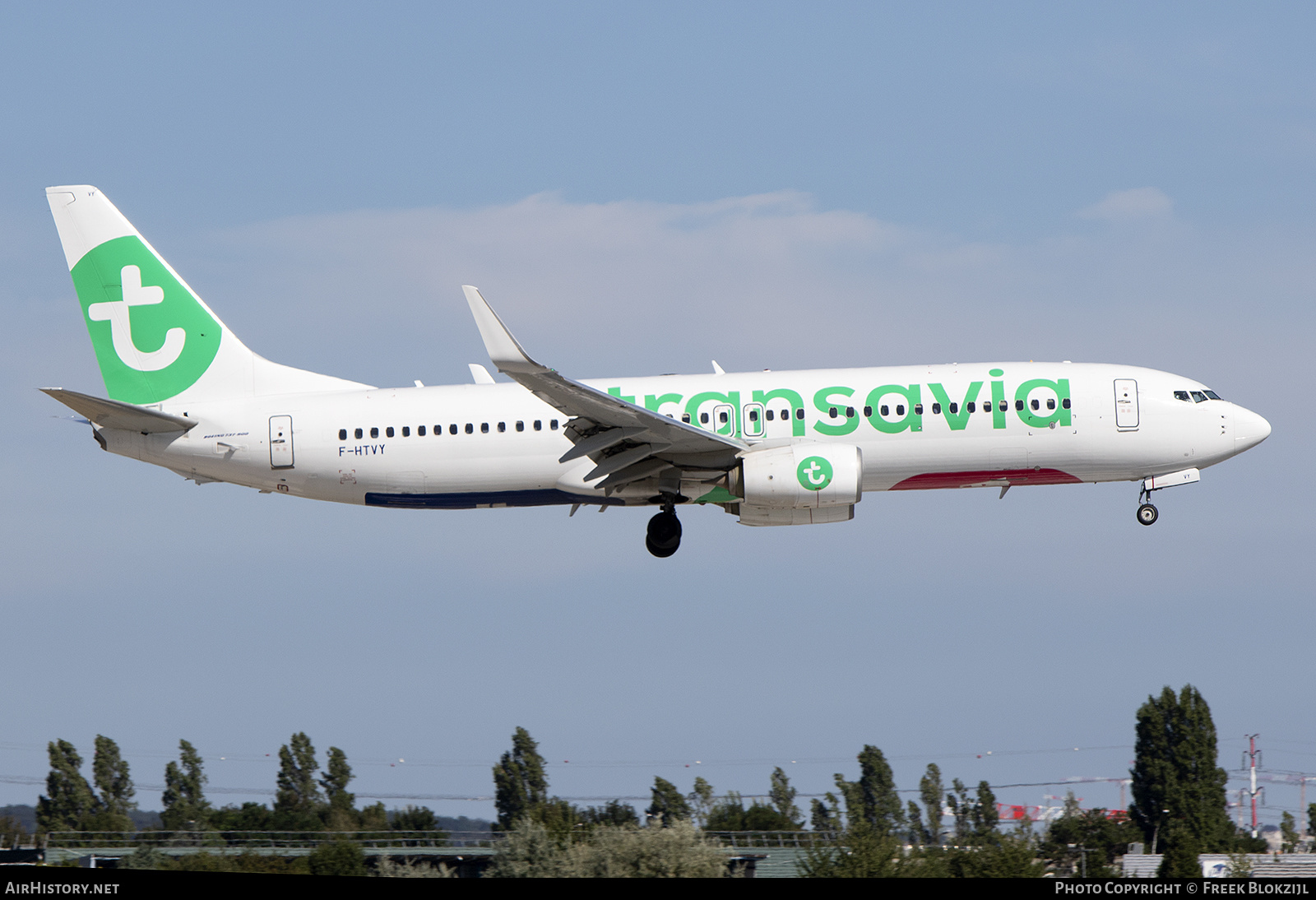 Aircraft Photo of F-HTVY | Boeing 737-8JP | Transavia | AirHistory.net #487987