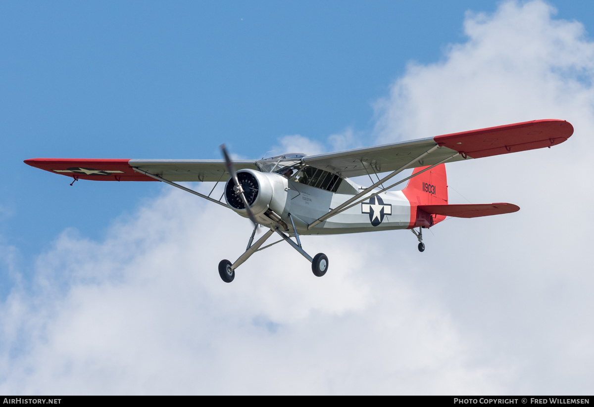 Aircraft Photo of N1377B / NL1377B / 119031 | Stinson L-1F Vigilant | USA - Air Force | AirHistory.net #487993