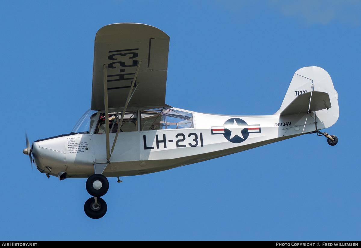 Aircraft Photo of N1134V / 71231 | Aeronca L-16A (7BCM) | USA - Air Force | AirHistory.net #487998