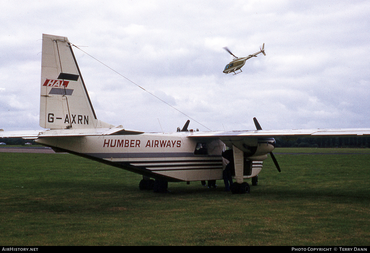 Aircraft Photo of G-AXRN | Britten-Norman BN-2A-6 Islander | Humber Airways | AirHistory.net #488000