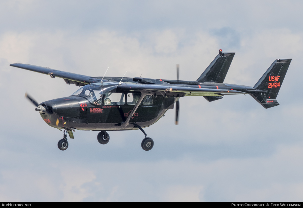 Aircraft Photo of N424AF / 21424 | Cessna O-2A Super Skymaster | USA - Air Force | AirHistory.net #488012