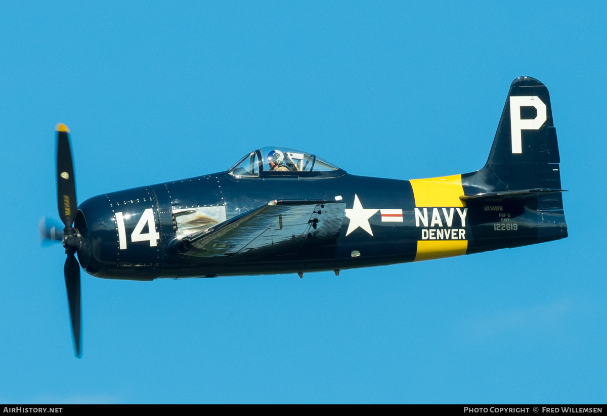 Aircraft Photo of N14WB / NX14WB / 122619 | Grumman F8F-2 Bearcat | USA - Navy | AirHistory.net #488042