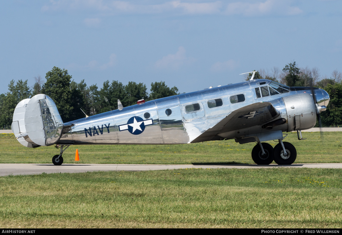 Aircraft Photo of N40189 | Beech RC-45J Expeditor | USA - Navy | AirHistory.net #488065