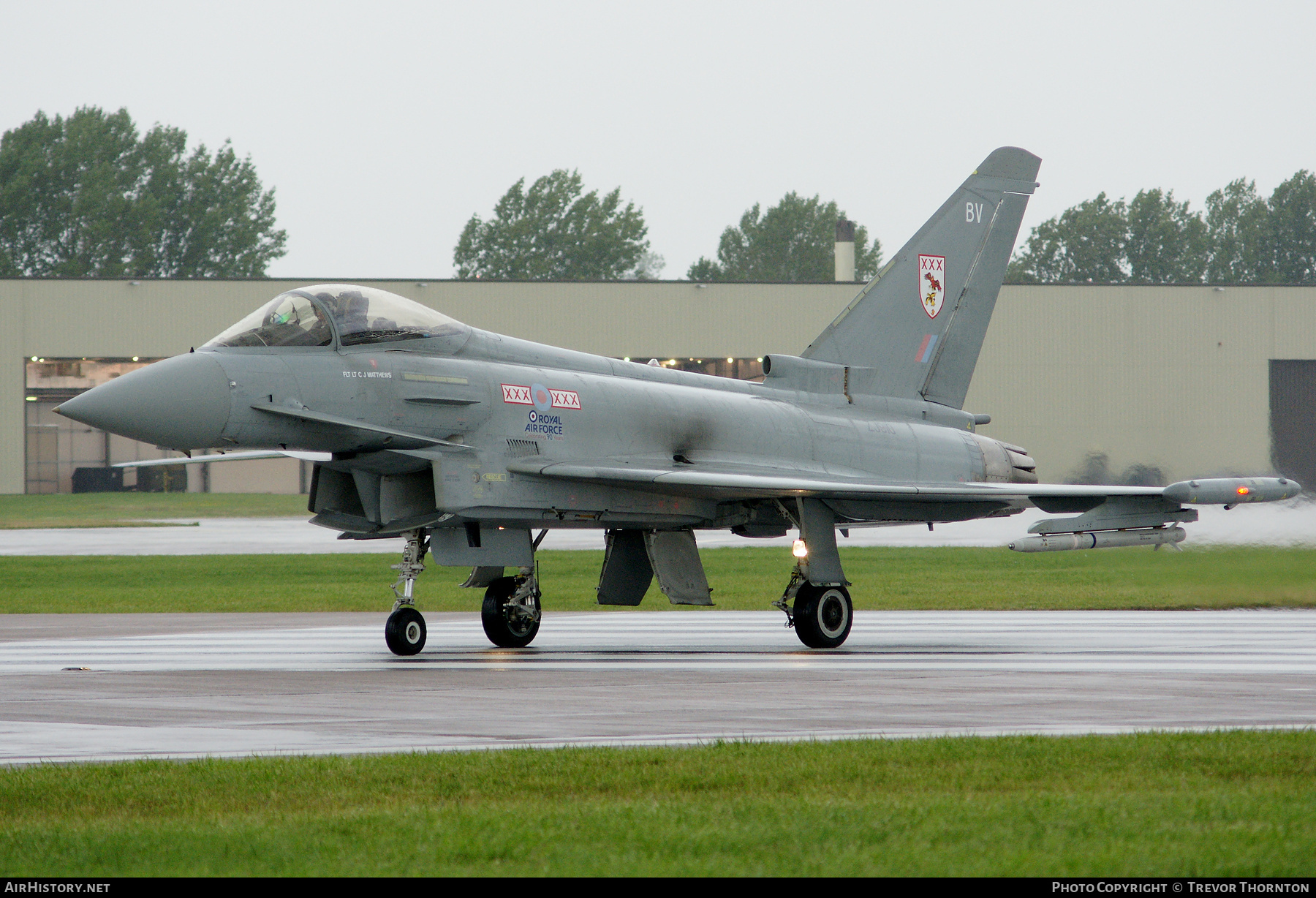 Aircraft Photo of ZJ910 | Eurofighter EF-2000 Typhoon F2 | UK - Air Force | AirHistory.net #488066