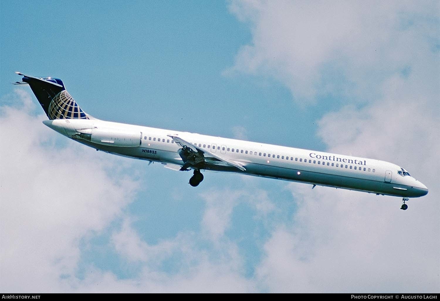 Aircraft Photo of N18835 | McDonnell Douglas MD-82 (DC-9-82) | Continental Airlines | AirHistory.net #488081