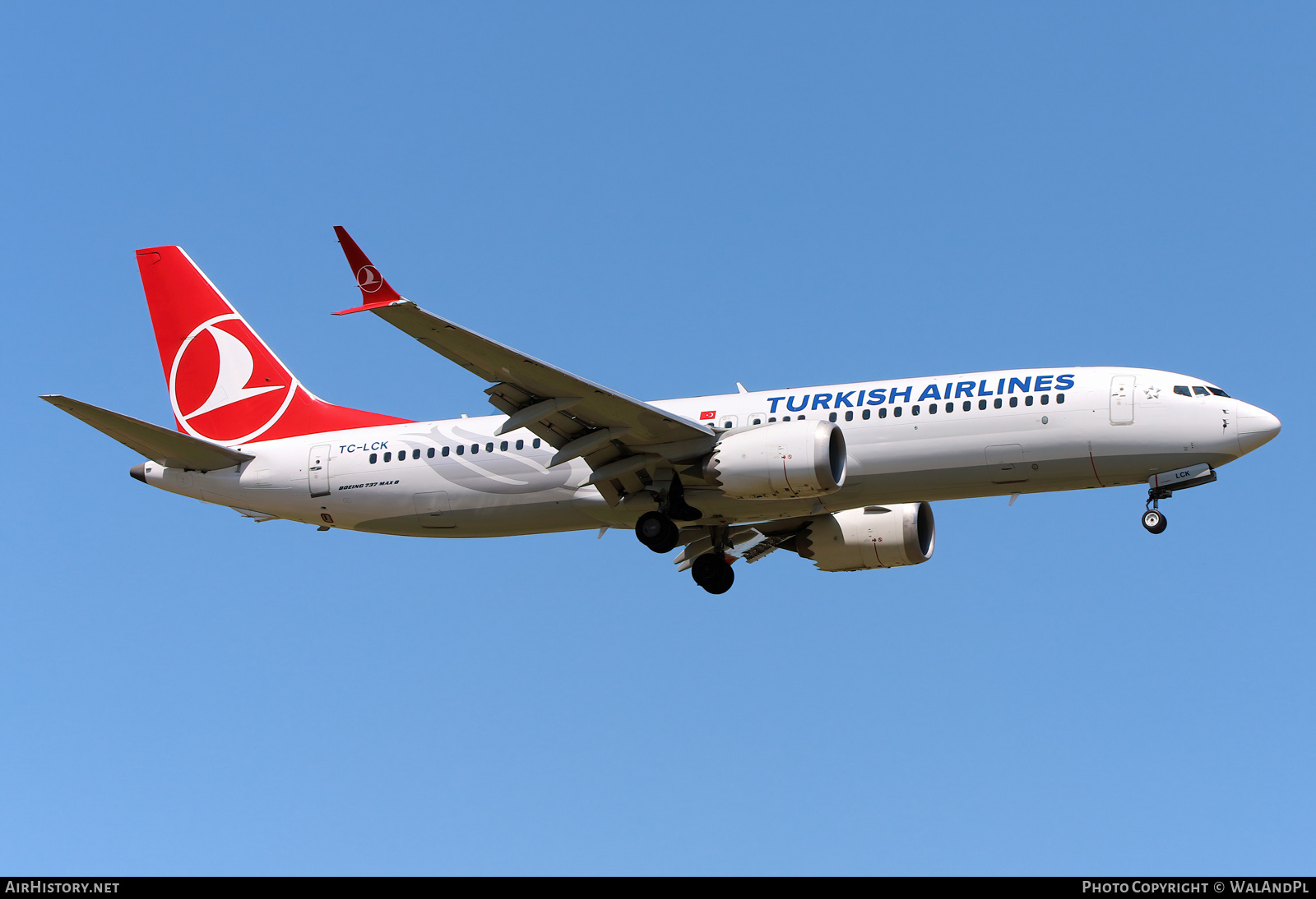 Aircraft Photo of TC-LCK | Boeing 737-8 Max 8 | Turkish Airlines | AirHistory.net #488082