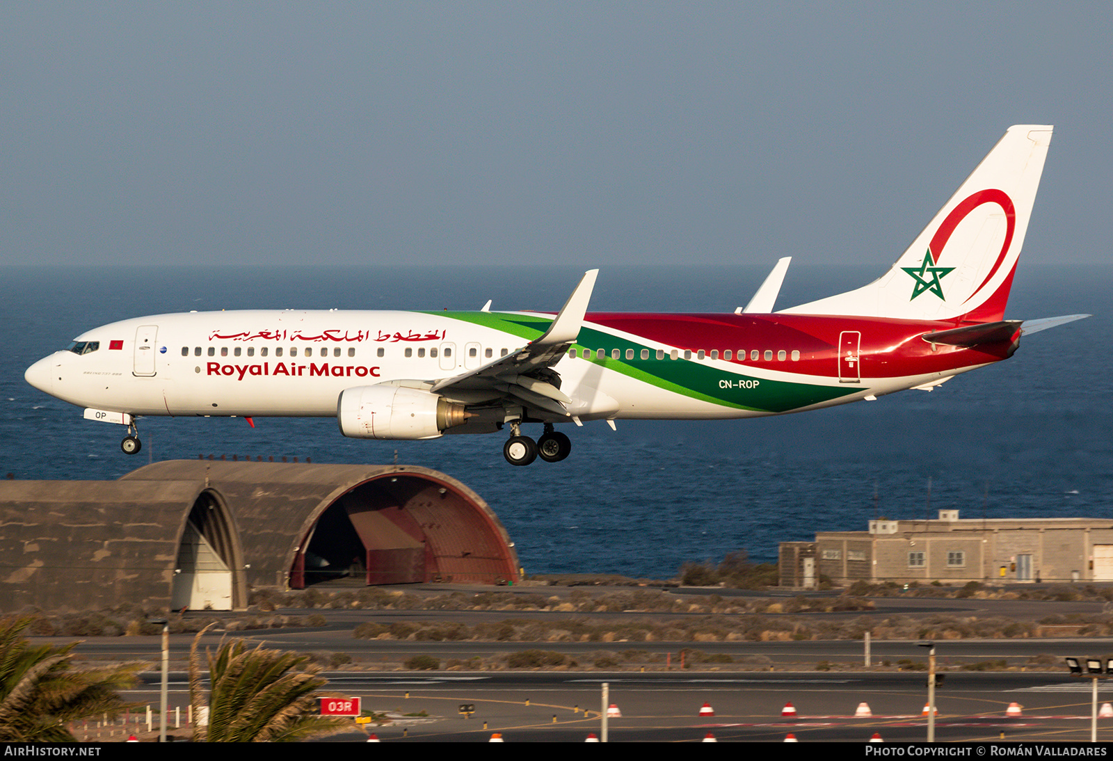 Aircraft Photo of CN-ROP | Boeing 737-8B6 | Royal Air Maroc - RAM | AirHistory.net #488098