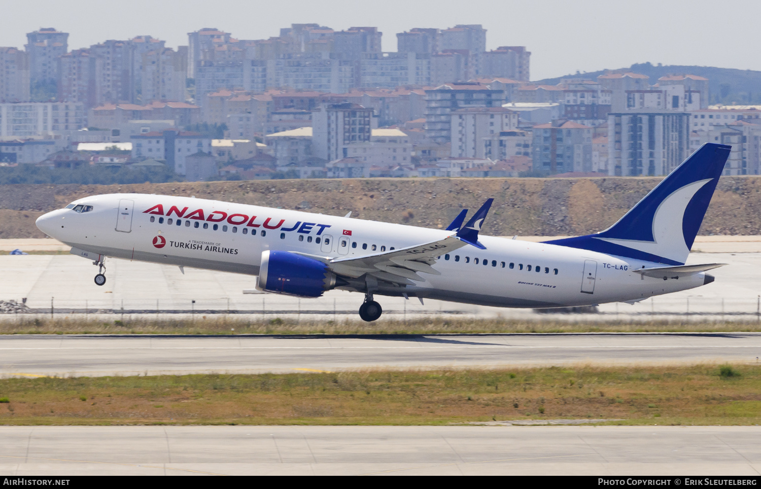 Aircraft Photo of TC-LAG | Boeing 737-8 Max 8 | AnadoluJet | AirHistory.net #488103