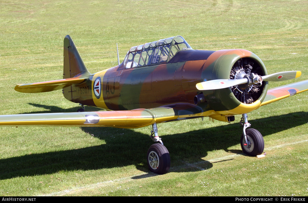 Aircraft Photo of LN-WNH / FS907 | North American AT-6D Harvard III | Norway - Air Force | AirHistory.net #488135