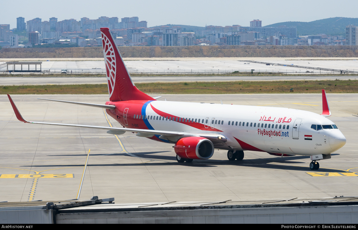 Aircraft Photo of YI-BAS | Boeing 737-8GJ | Fly Baghdad | AirHistory.net #488145