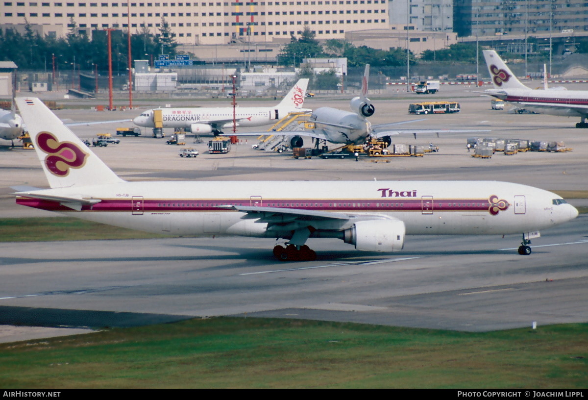 Aircraft Photo of HS-TJB | Boeing 777-2D7 | Thai Airways International | AirHistory.net #488161