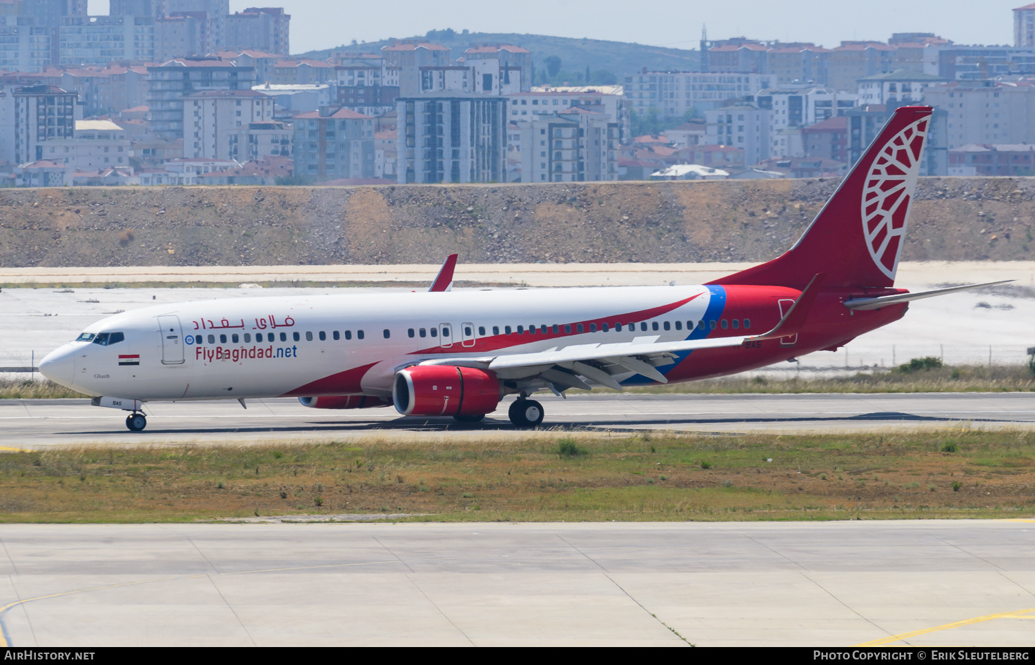 Aircraft Photo of YI-BAS | Boeing 737-8GJ | Fly Baghdad | AirHistory.net #488174