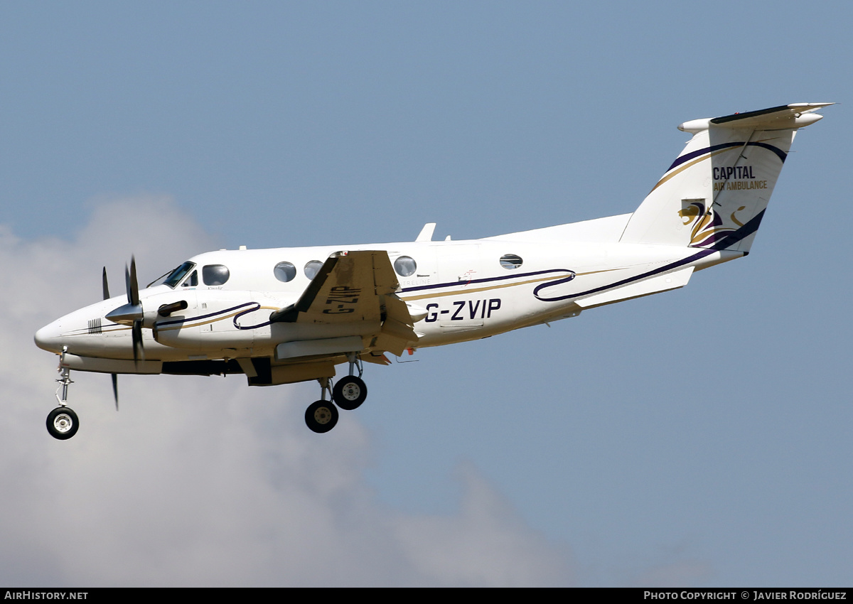 Aircraft Photo of G-ZVIP | Beech 200 Super King Air | Capital Air Ambulance | AirHistory.net #488195