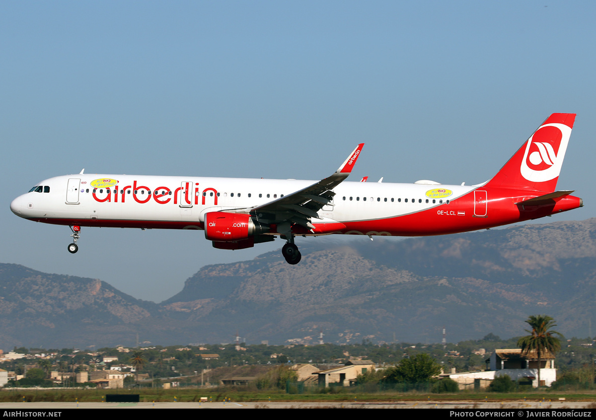 Aircraft Photo of OE-LCL | Airbus A321-211 | Air Berlin | AirHistory.net #488199