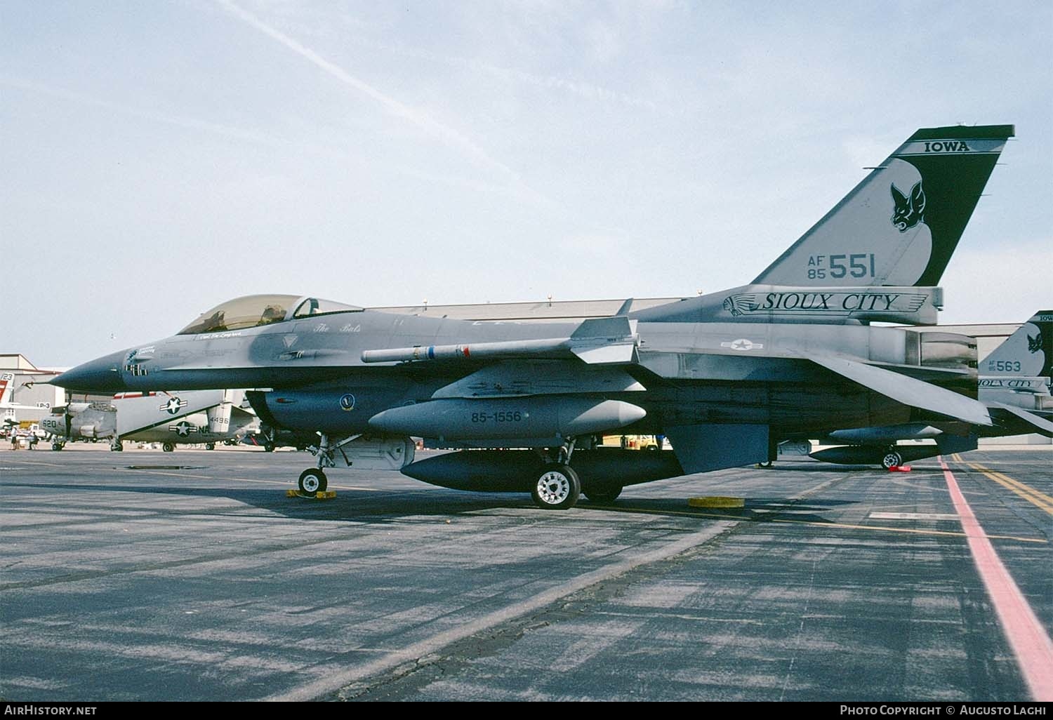 Aircraft Photo of 85-1551 / AF85-551 | General Dynamics F-16C Fighting Falcon | USA - Air Force | AirHistory.net #488208