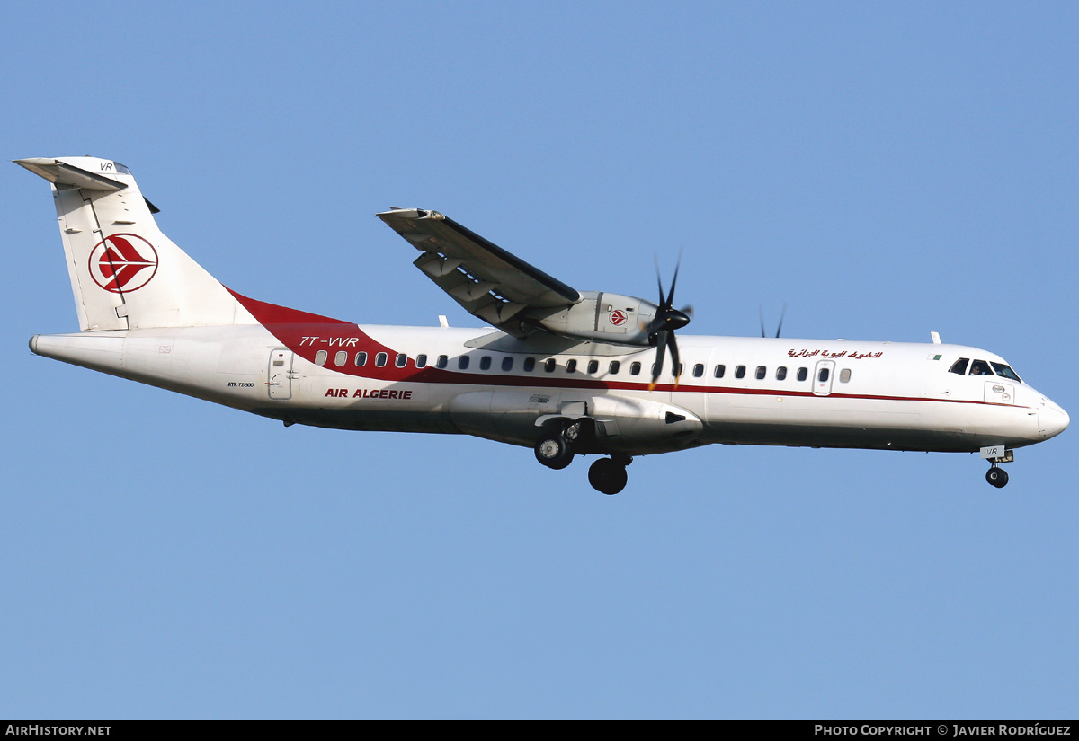 Aircraft Photo of 7T-VVR | ATR ATR-72-500 (ATR-72-212A) | Air Algérie | AirHistory.net #488211