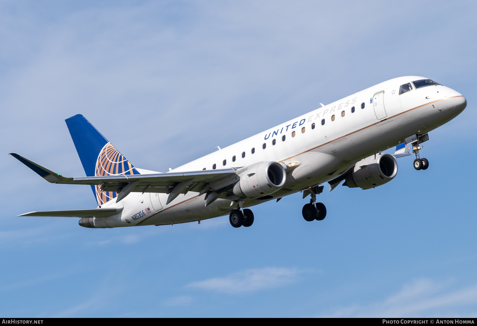 Aircraft Photo of N85356 | Embraer 175LR (ERJ-170-200LR) | United Express | AirHistory.net #488231