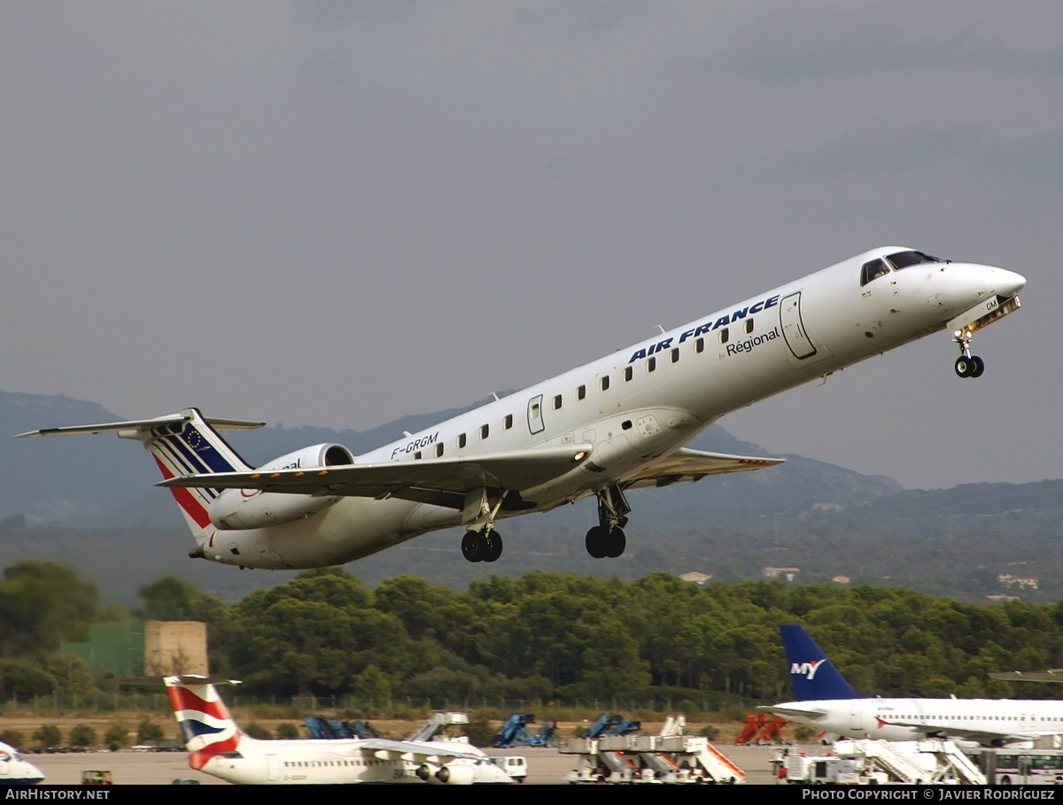 Aircraft Photo of F-GRGM | Embraer ERJ-145EU (EMB-145EU) | Air France | AirHistory.net #488247