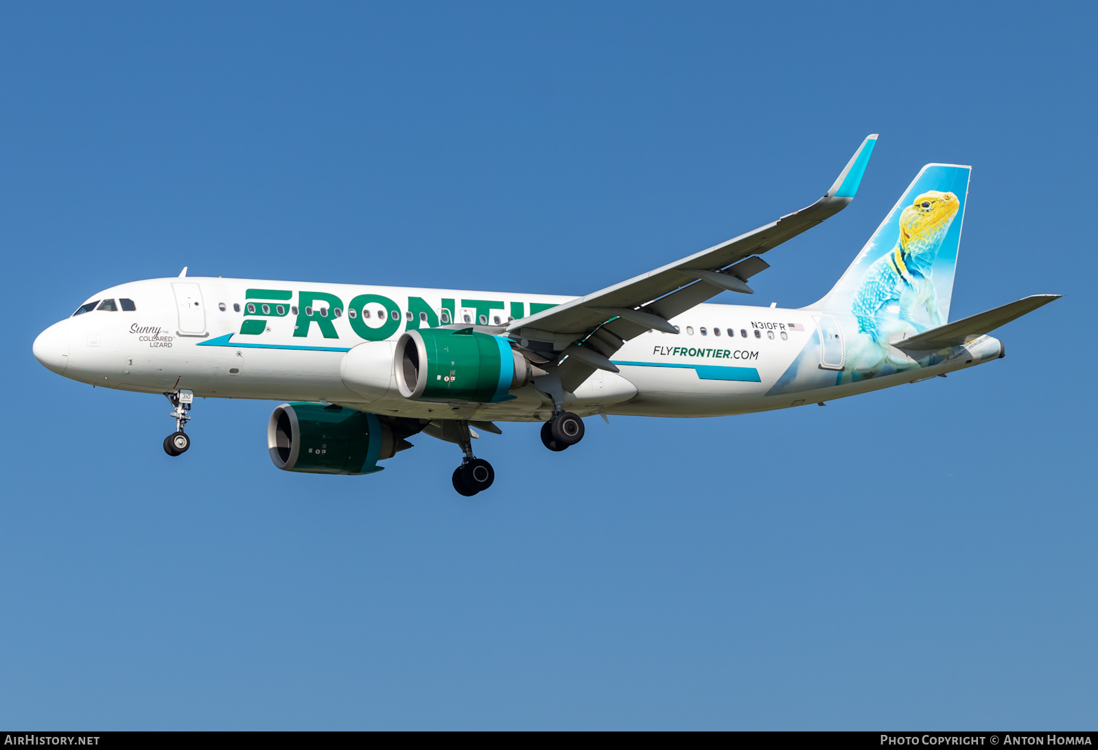 Aircraft Photo of N310FR | Airbus A320-251N | Frontier Airlines | AirHistory.net #488309