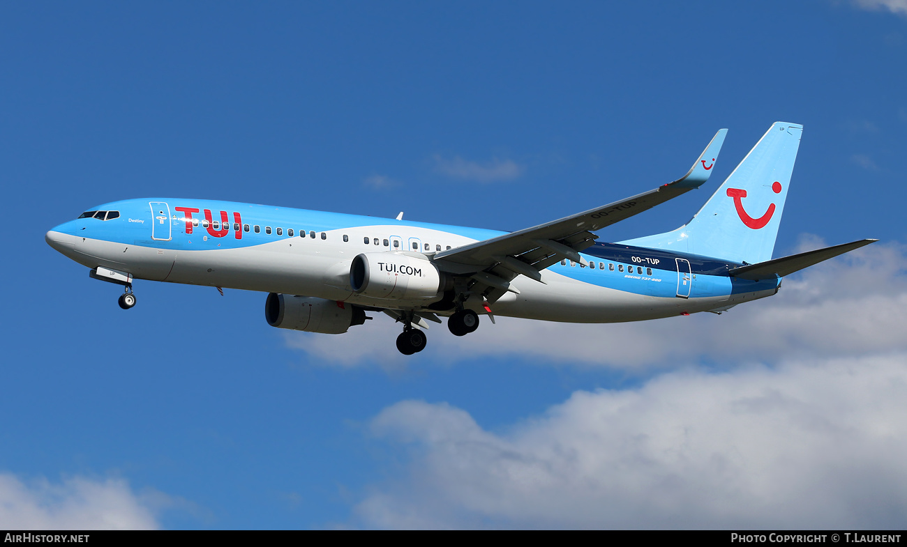 Aircraft Photo of OO-TUP | Boeing 737-85P | TUI | AirHistory.net #488320