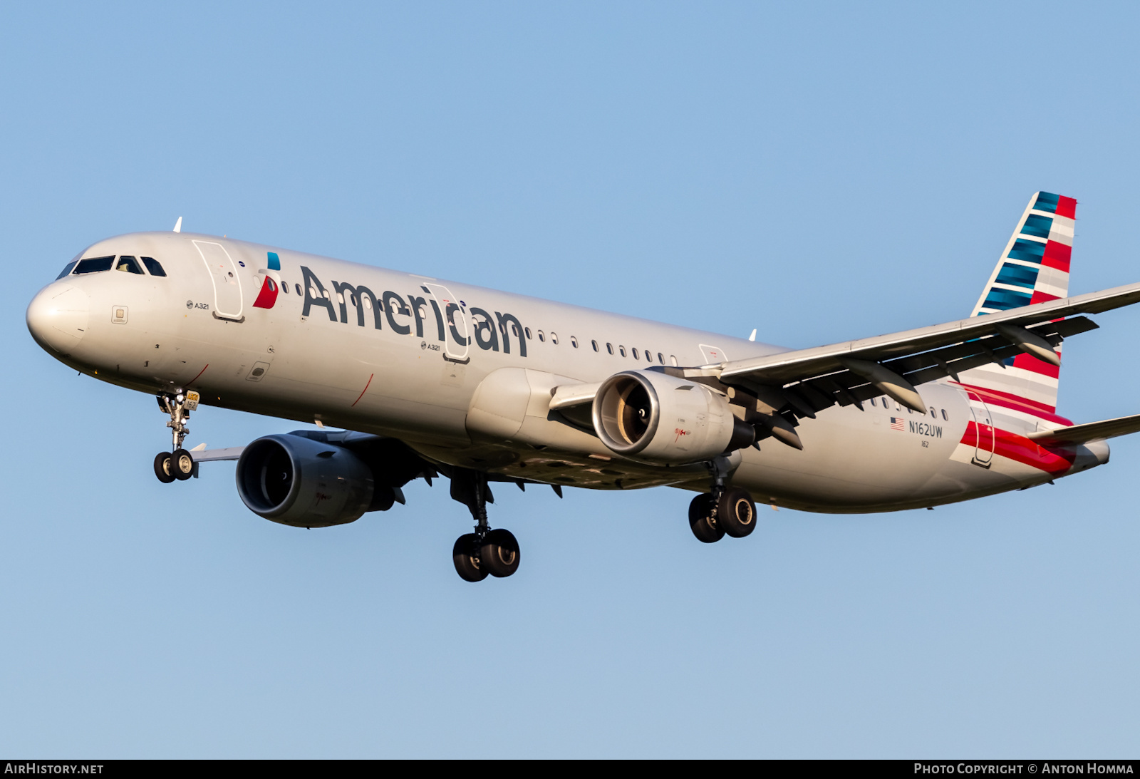 Aircraft Photo of N162UW | Airbus A321-211 | American Airlines | AirHistory.net #488333