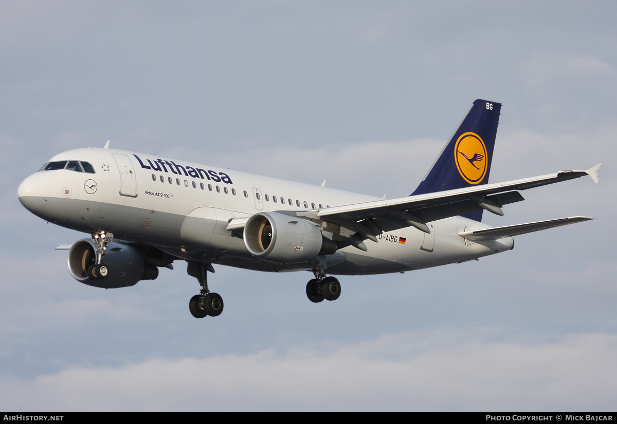 Aircraft Photo of D-AIBG | Airbus A319-112 | Lufthansa | AirHistory.net #488340