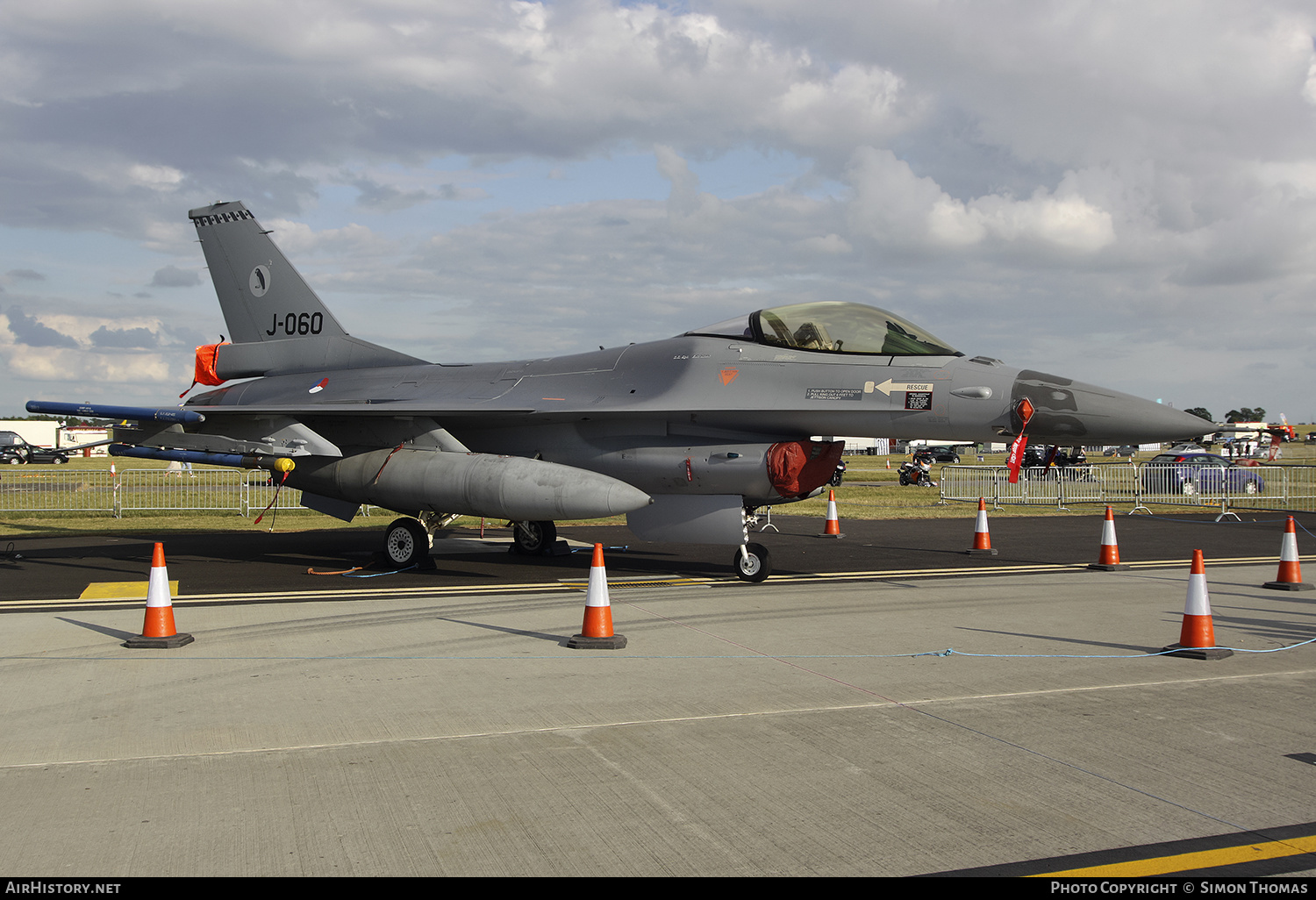 Aircraft Photo of J-060 | General Dynamics F-16AM Fighting Falcon | Netherlands - Air Force | AirHistory.net #488343