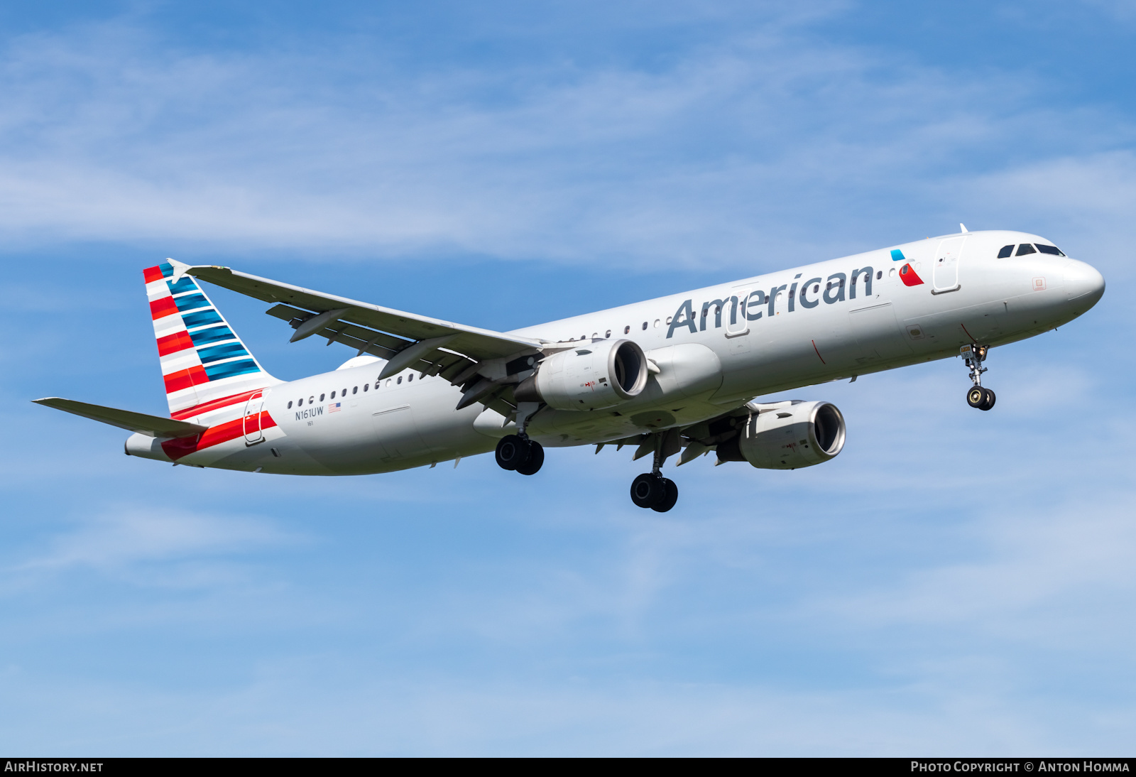 Aircraft Photo of N161UW | Airbus A321-211 | American Airlines | AirHistory.net #488346