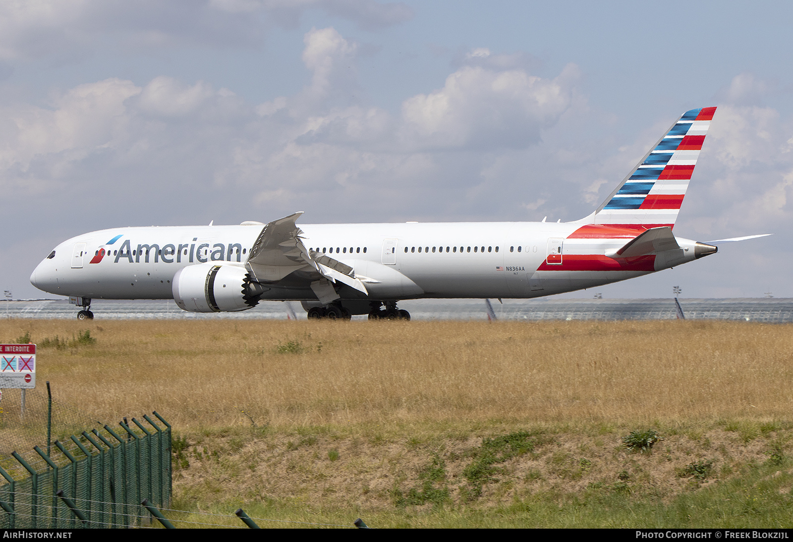 Aircraft Photo of N836AA | Boeing 787-9 Dreamliner | American Airlines | AirHistory.net #488367