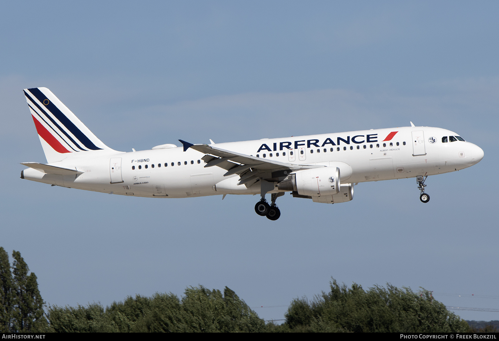 Aircraft Photo of F-HBND | Airbus A320-214 | Air France | AirHistory.net #488369