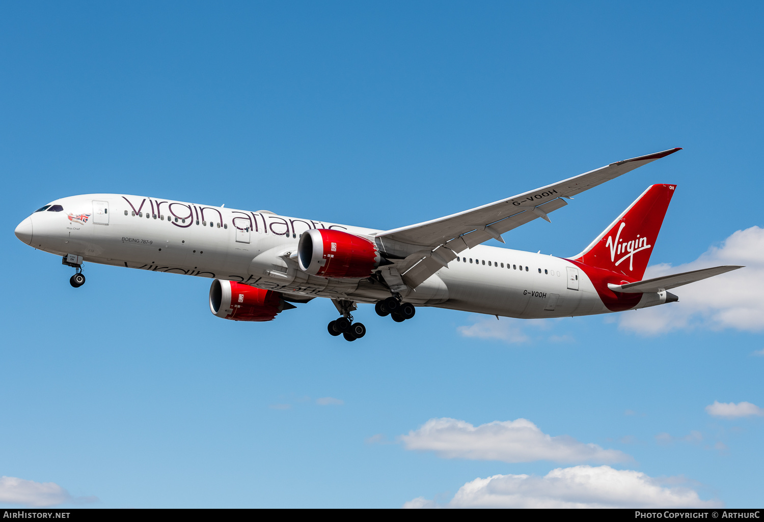 Aircraft Photo of G-VOOH | Boeing 787-9 Dreamliner | Virgin Atlantic Airways | AirHistory.net #488392