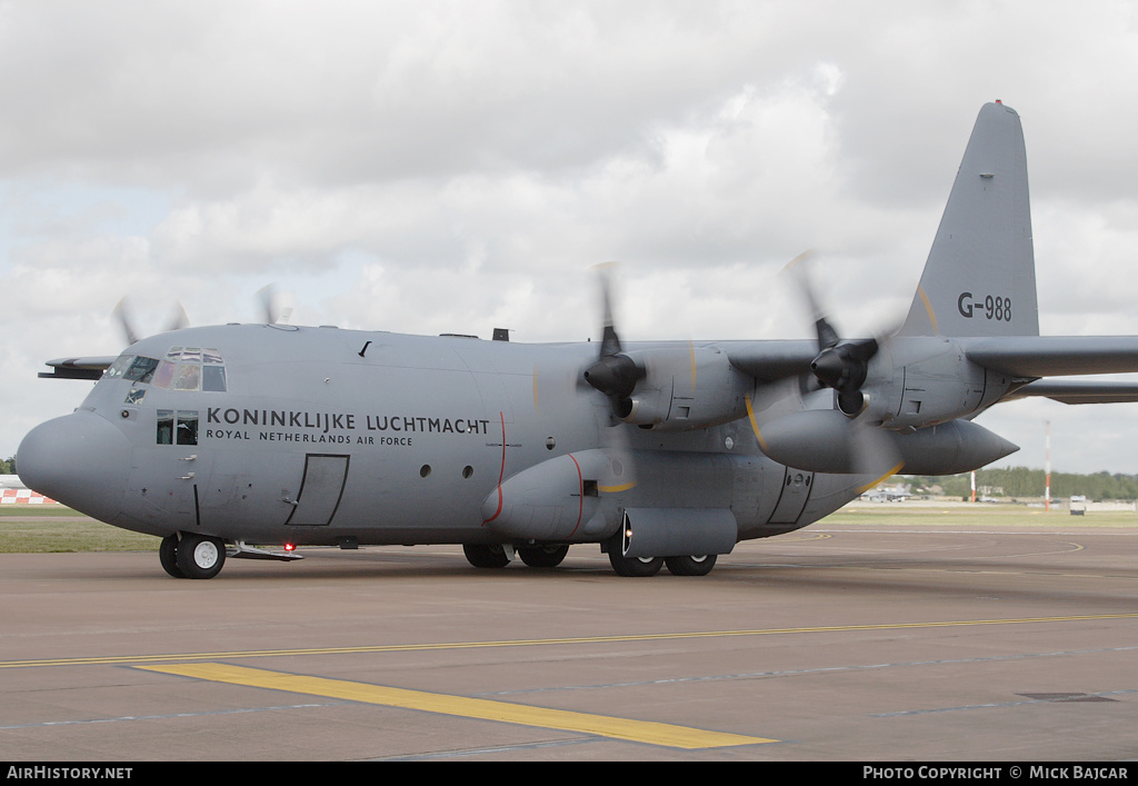 Aircraft Photo of G-988 | Lockheed C-130H Hercules | Netherlands - Air Force | AirHistory.net #488396